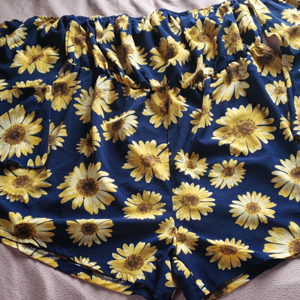 Sunflower romper 3xl